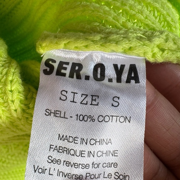 SER.O.YA ROPPED DEVIN SWEATER - Picture 10 of 12